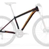 Raam Merida Big Nine 300 17" must-oranž-punane thumbnail 1