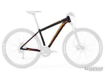 Raam Merida Big Nine 300 17" must-oranž-punane