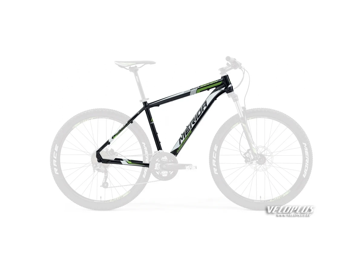 Raam Merida Big Seven 300 17" must-valge-roheline