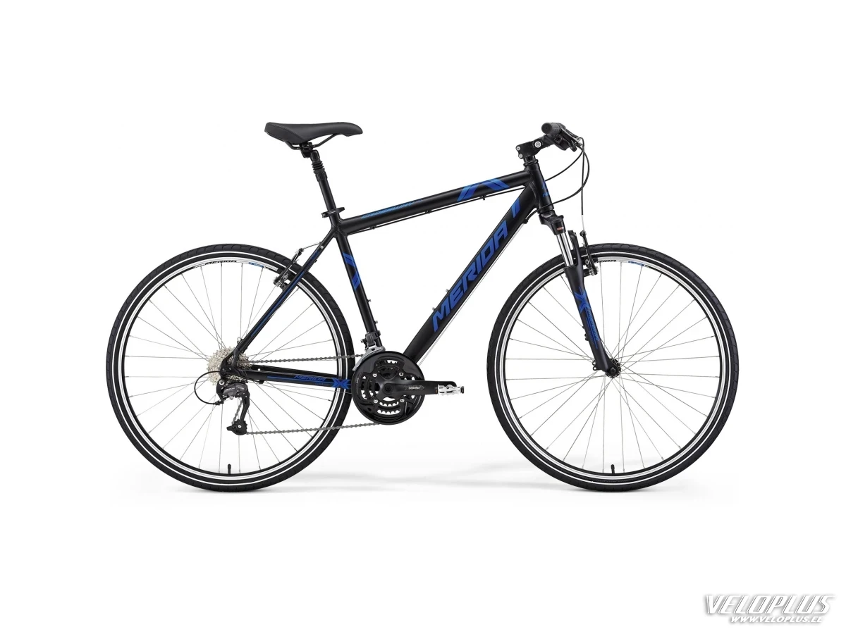 Polkupyörä Merida Crossway 40-V 46cm musta-sininen