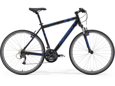 Polkupyörä Merida Crossway 40-V 46cm musta-sininen