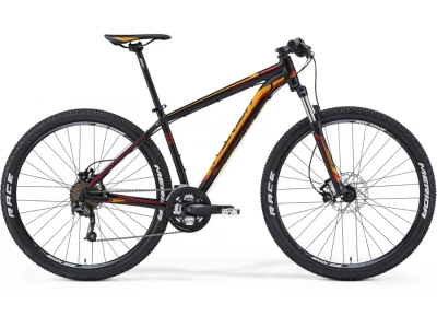 Bike Merida Big Nine 300 17" black-orange-red