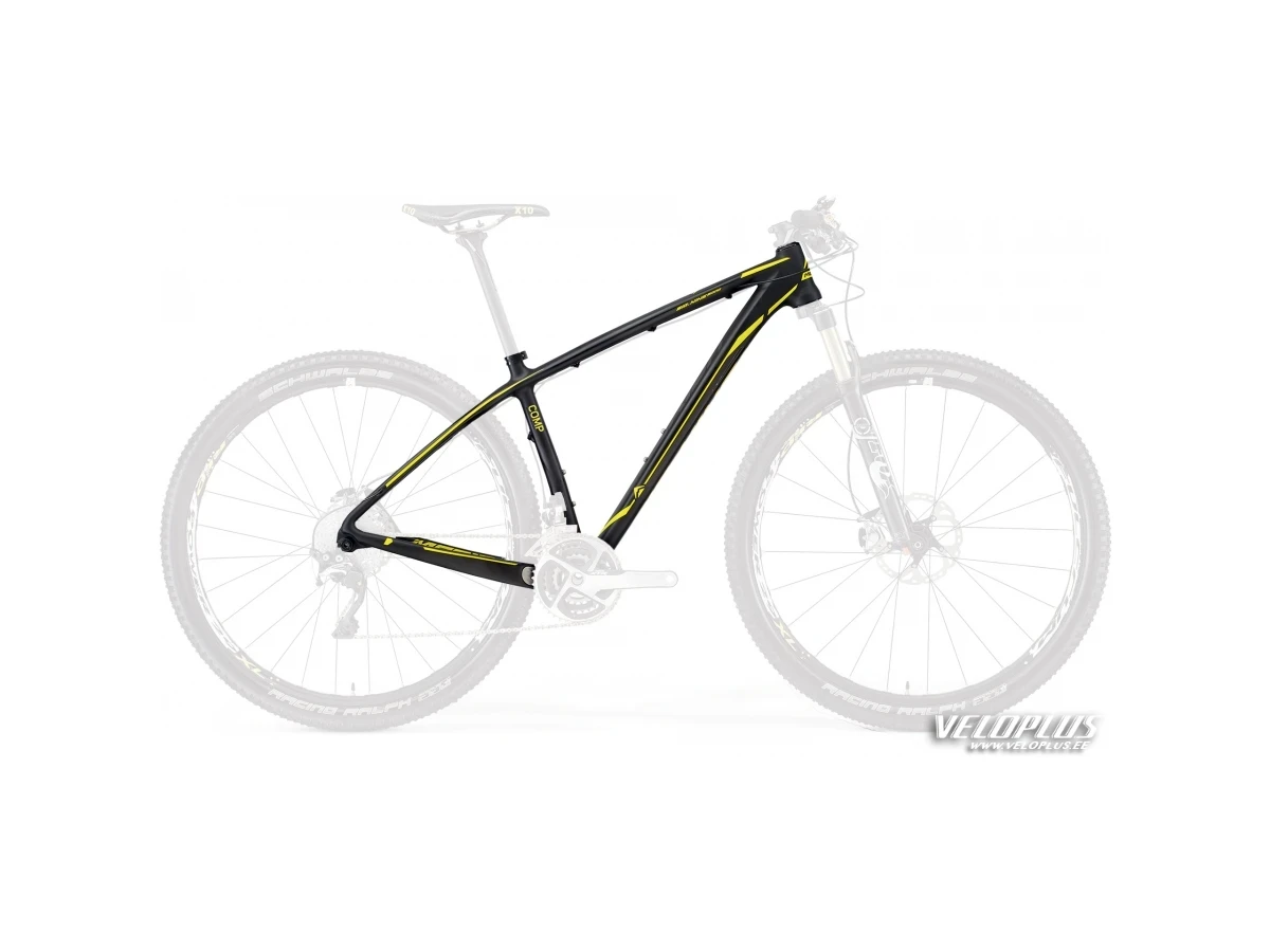 Frame Merida Big Nine Carbon 5000 21" black-yellow