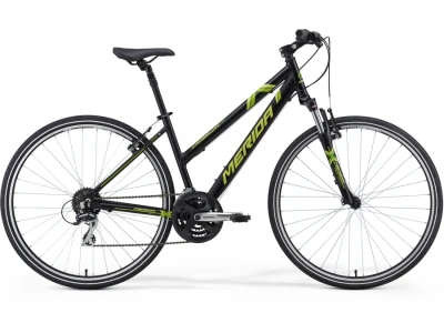 Ratas Merida Crossway 20-V 50cm naiste must-roheline
