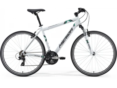 Polkupyörä Merida Crossway 10 48cm valkoinen-antrasiitti-vihreä