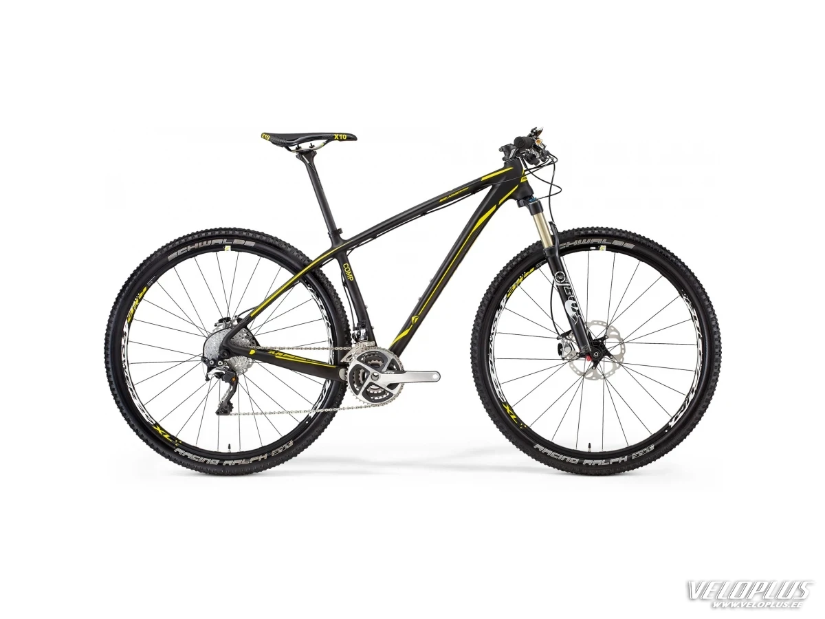 Bike Merida Big Nine CF 5000 19" dark grey-yellow