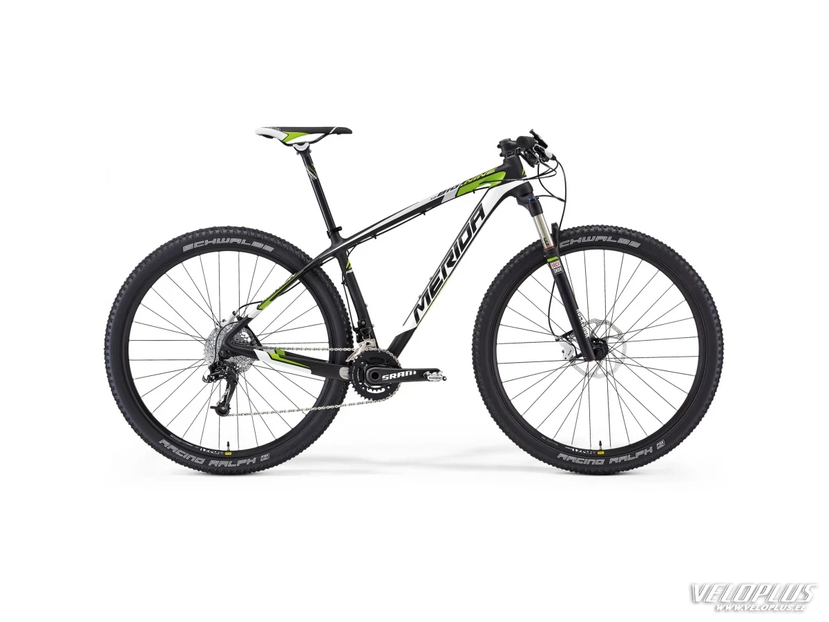Ratas Merida Big Nine CF XO Edition 19" carbon-valge-roheline