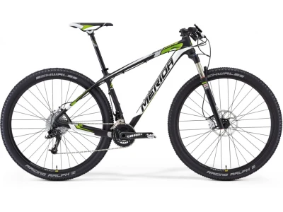 Ratas Merida Big Nine CF XO Edition 19" carbon-valge-roheline