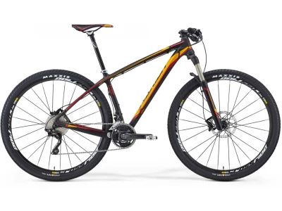 Ratas Merida Big Nine CF 1000 17" carbon-oranž-punane