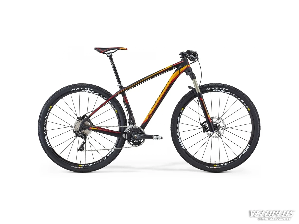 Ratas Merida Big Nine CF 1000 21 carbon-oranž-punane