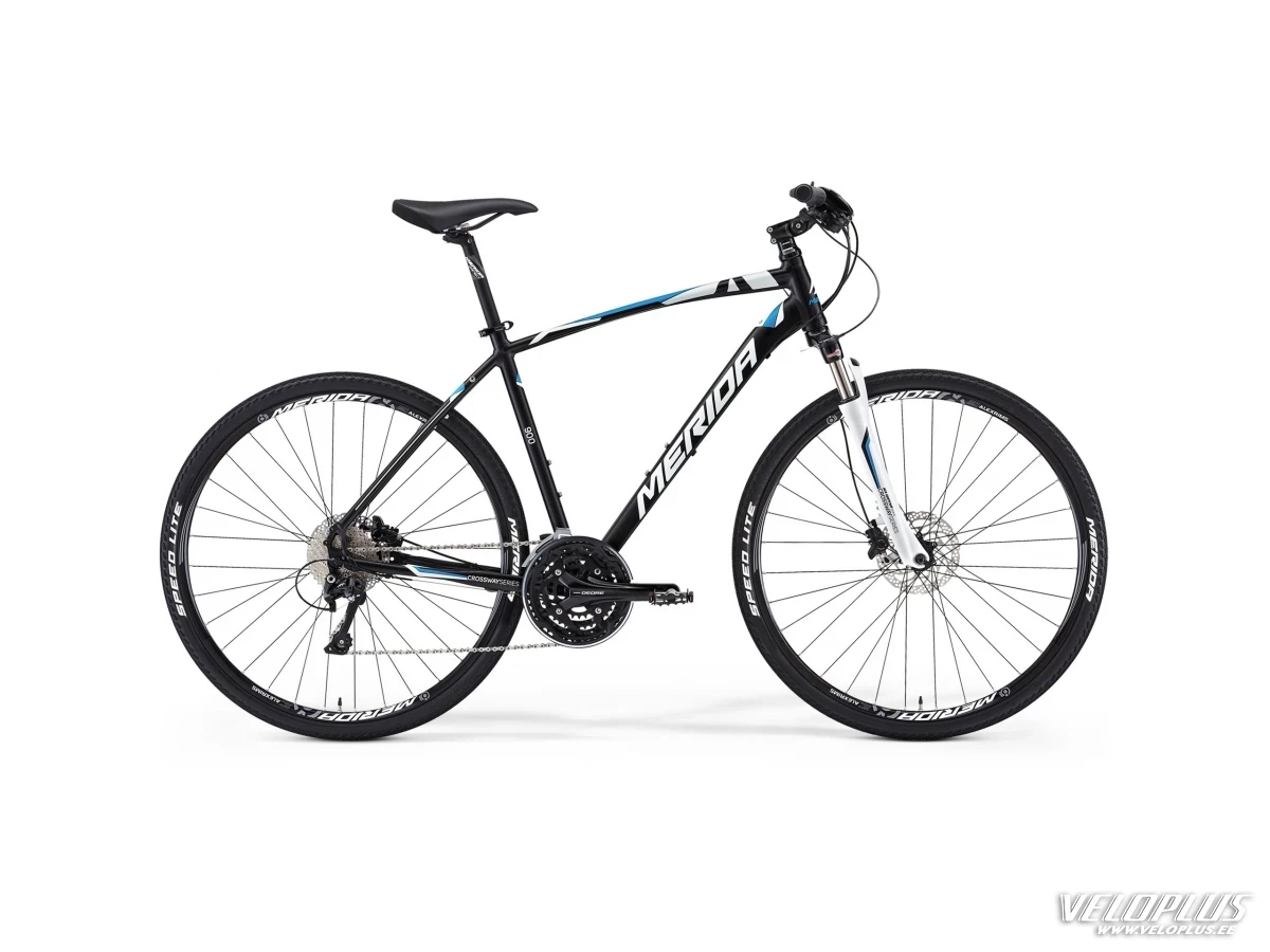Polkupyörä Merida Crossway 900 48cm musta-valkoinen-sininen