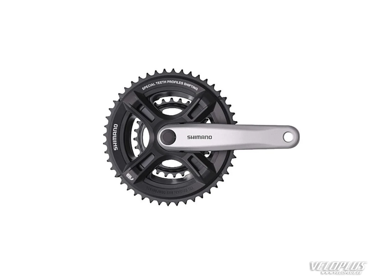Chainwheel Shimano M171 48x38x28 175 silver-black