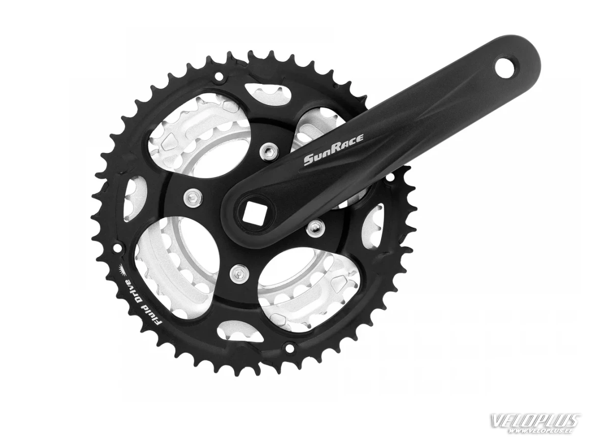 Crankset SunRace FCM300 48x38x28h 170mm (3x7/8 speed)