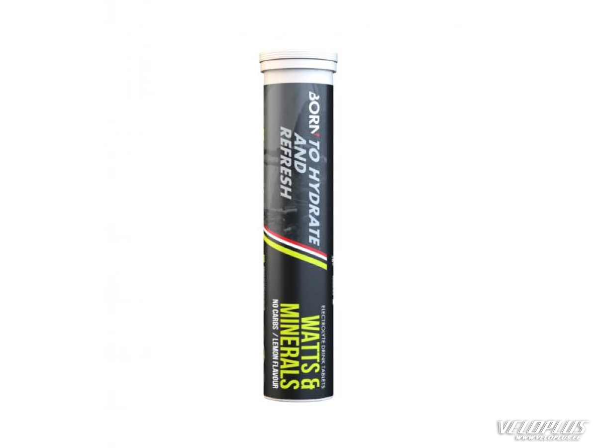 Dzēriena tabletes Born Watts&Minerals Citrons 20 tabl
