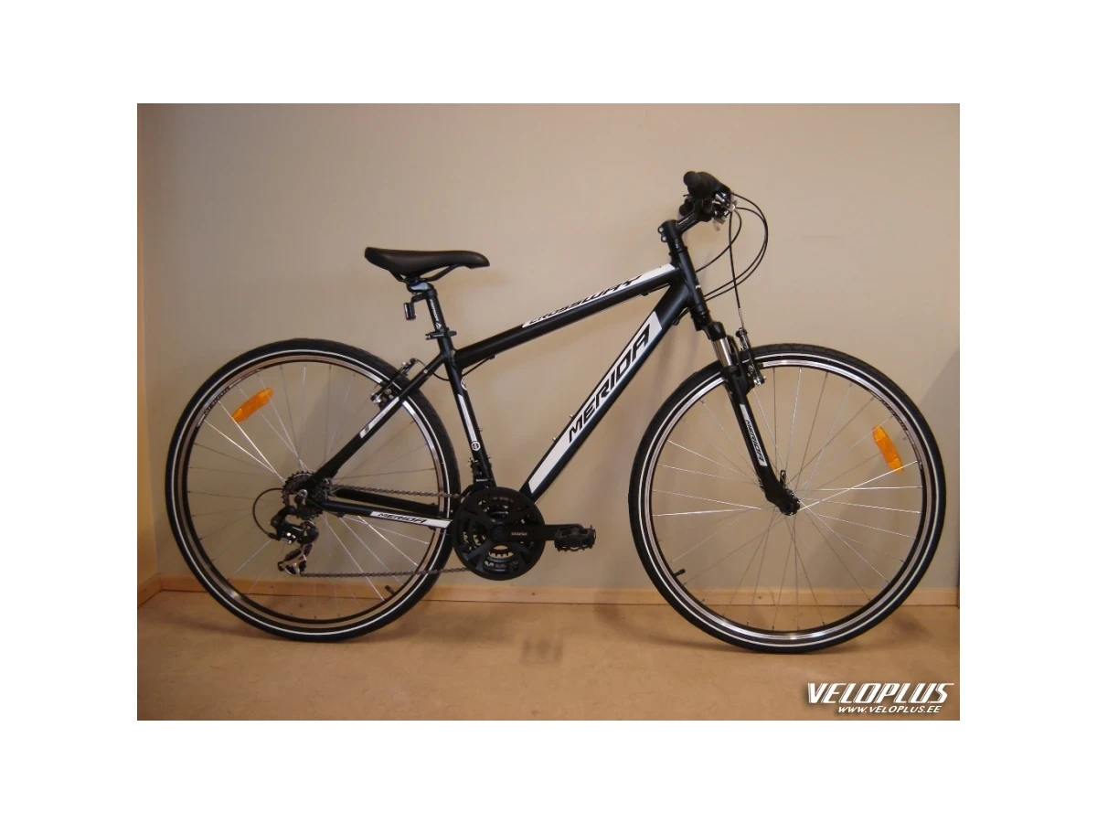 Polkupyörä Merida Crossway 5 55cm musta-valkoinen-sininen