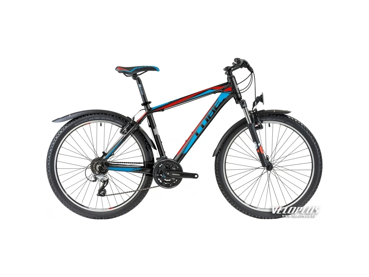 Ratas Cube Aim 26 Street 16" must-punane-sinine