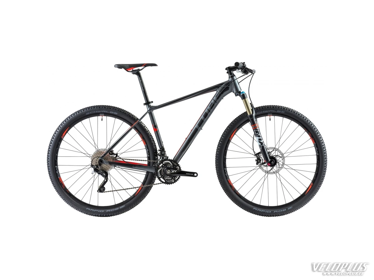 Bike Cube Reaction Pro 29 21 grey flashred Veloplus