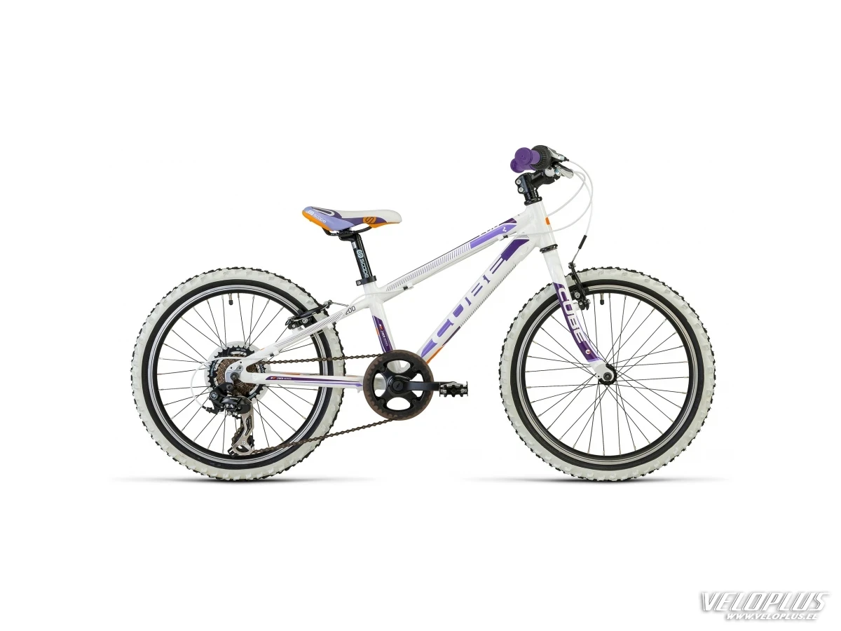 Bike Cube Kid 200 Girl violet orange