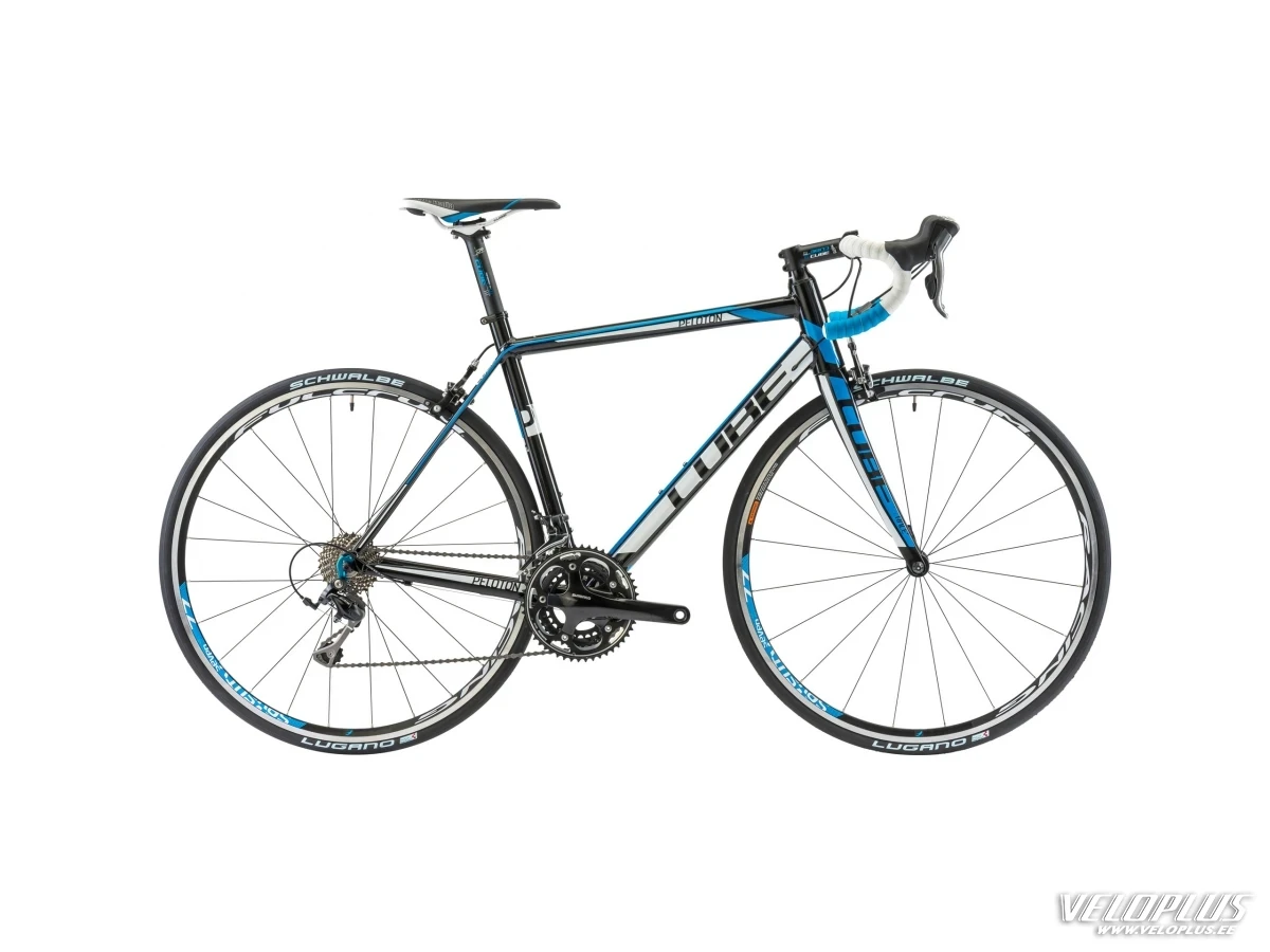 Bike Cube Peloton Pro 58cm black blue print