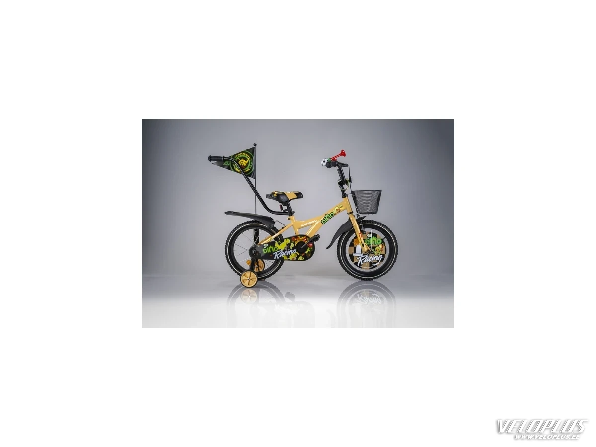 Lasteratas Karbon DINO 16 kollane