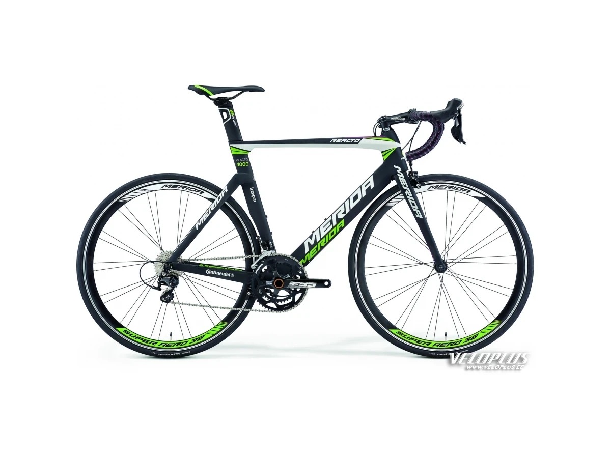 Bike Merida Reacto 4000 S 50cm matt black-lampre - Veloplus