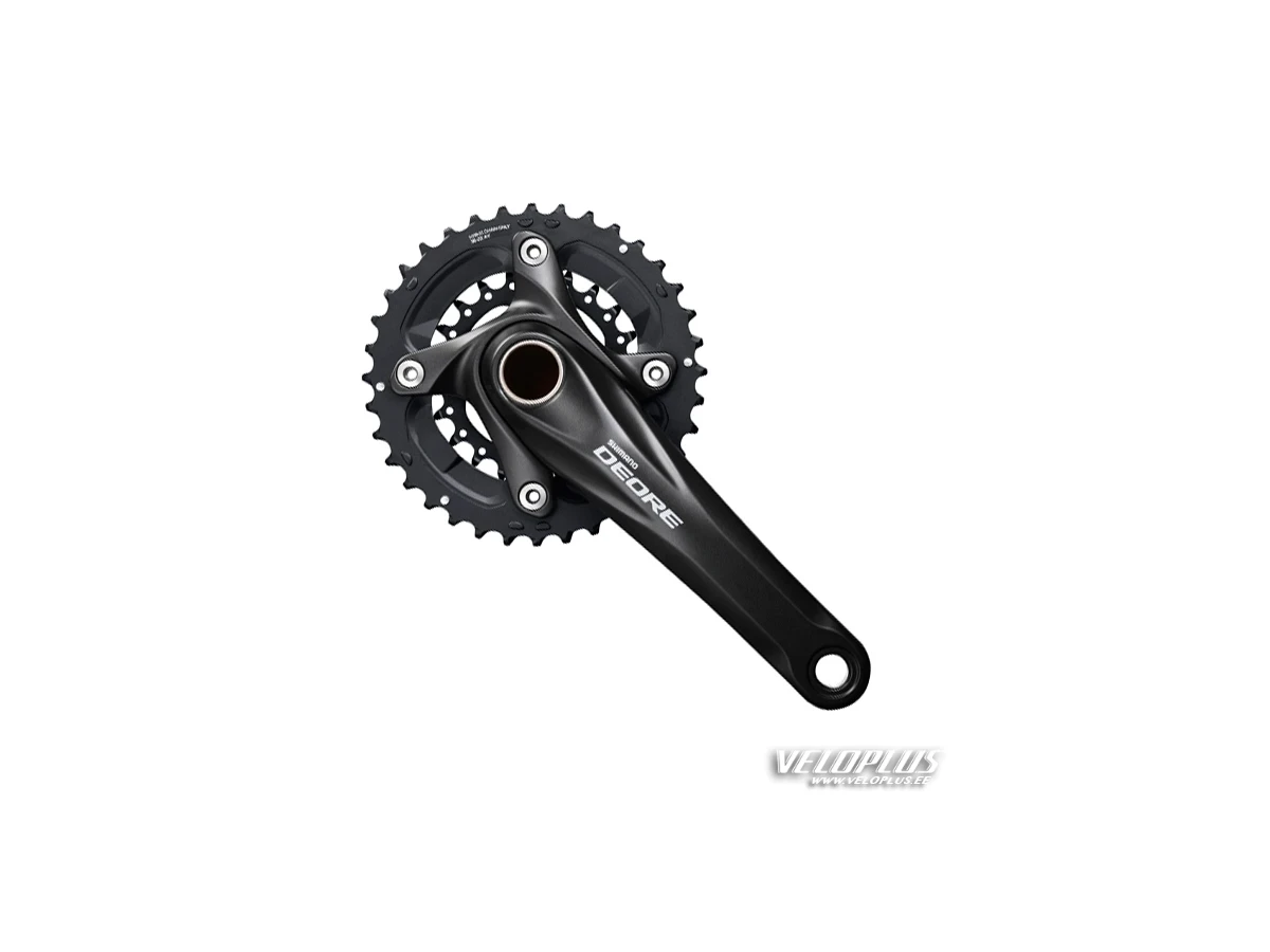 Crankset 10-Speed Black FC-M617 36/22T 175mm Deore