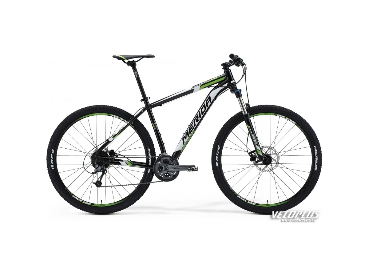Bike Merida Big.Nine 300 15" black-white-green
