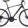 Bike Merida Crossway 300 41cm matt black-dark grey-lime thumbnail 1