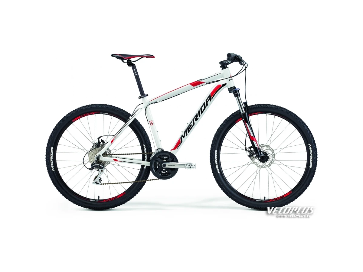 Bike Merida Big.Seven 20 MD 18 5 white black red Veloplus