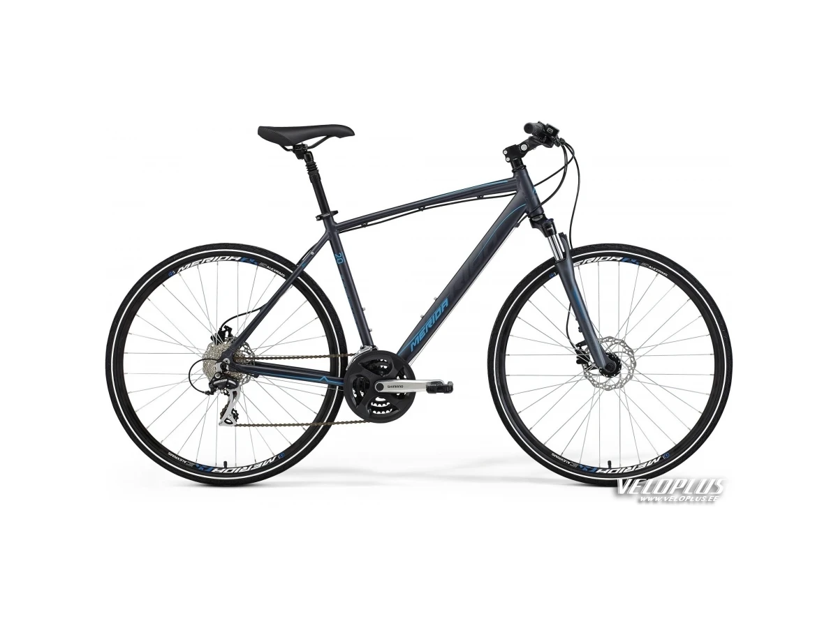 Bike Merida Crossway 20-D 48cm matt anthracite-grey-blue