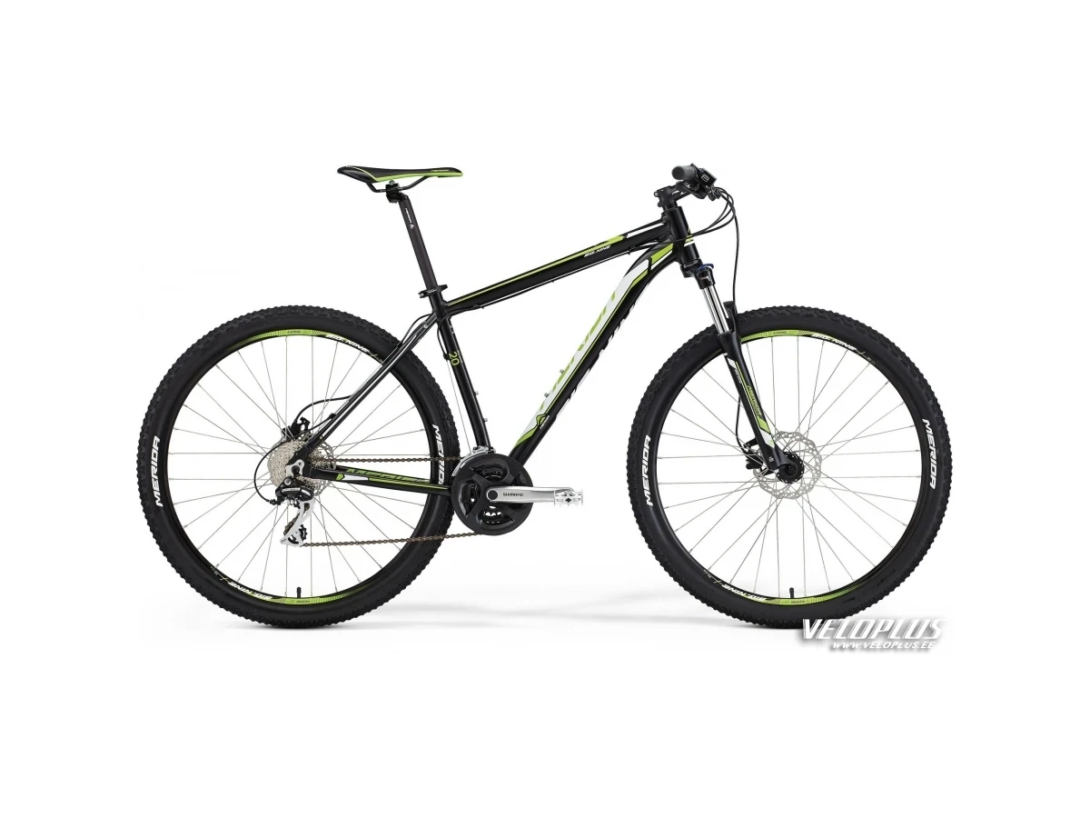 Bike Merida Big.Nine 20-D 17" matt black-white-green