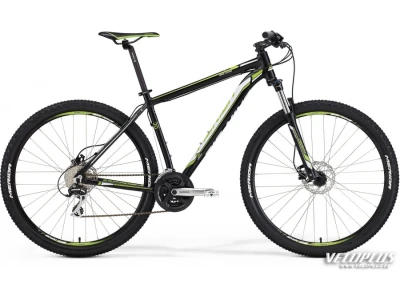 Bike Merida Big.Nine 20-D 17" matt black-white-green