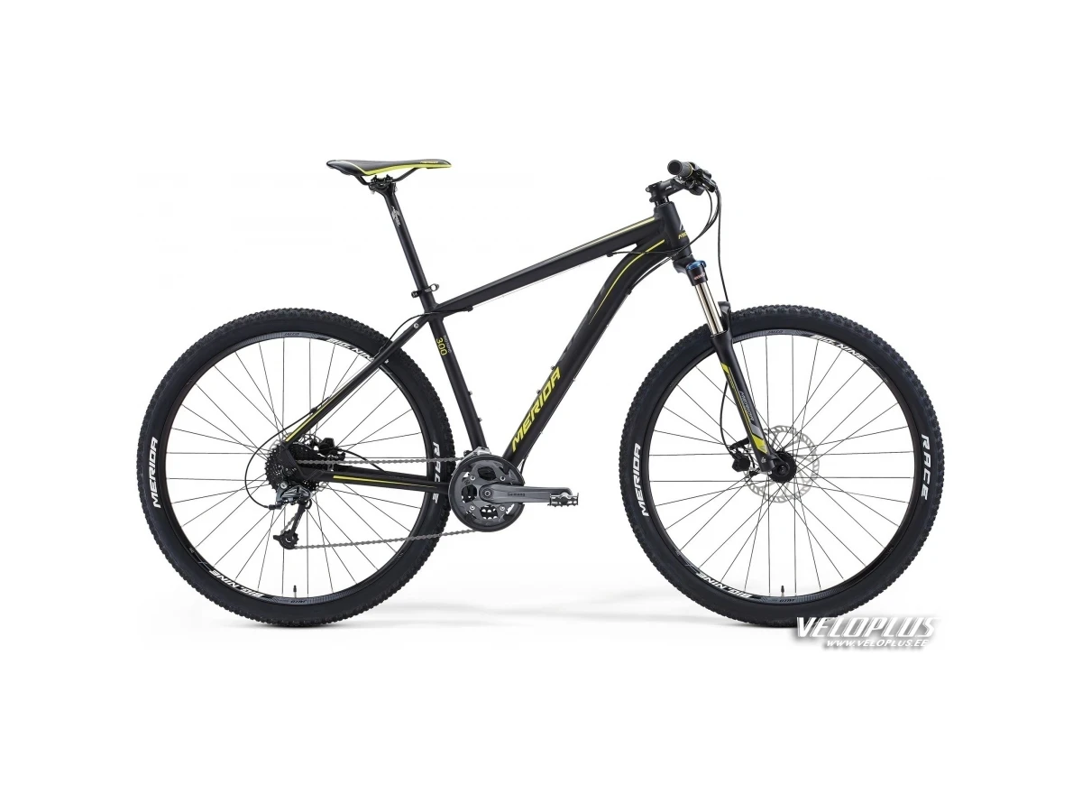 Bike Merida Big.Nine 300 21" matt black-grey-yellow