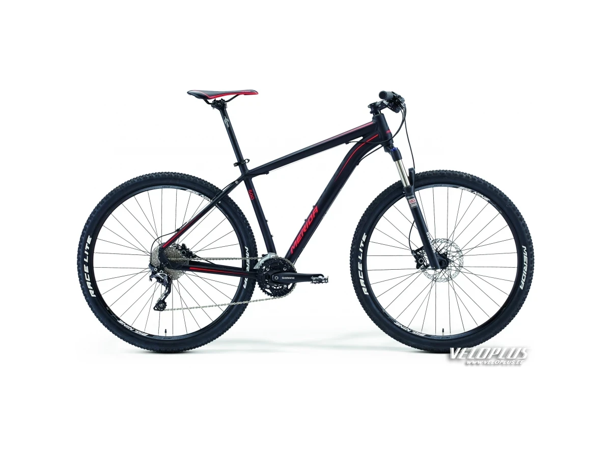 Ratas Merida Big.Nine 500 23" matt must-hall-punane