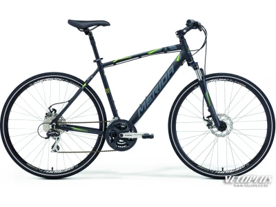 Bike Merida Crossway 20-MD 55cm matt black-grey-lime