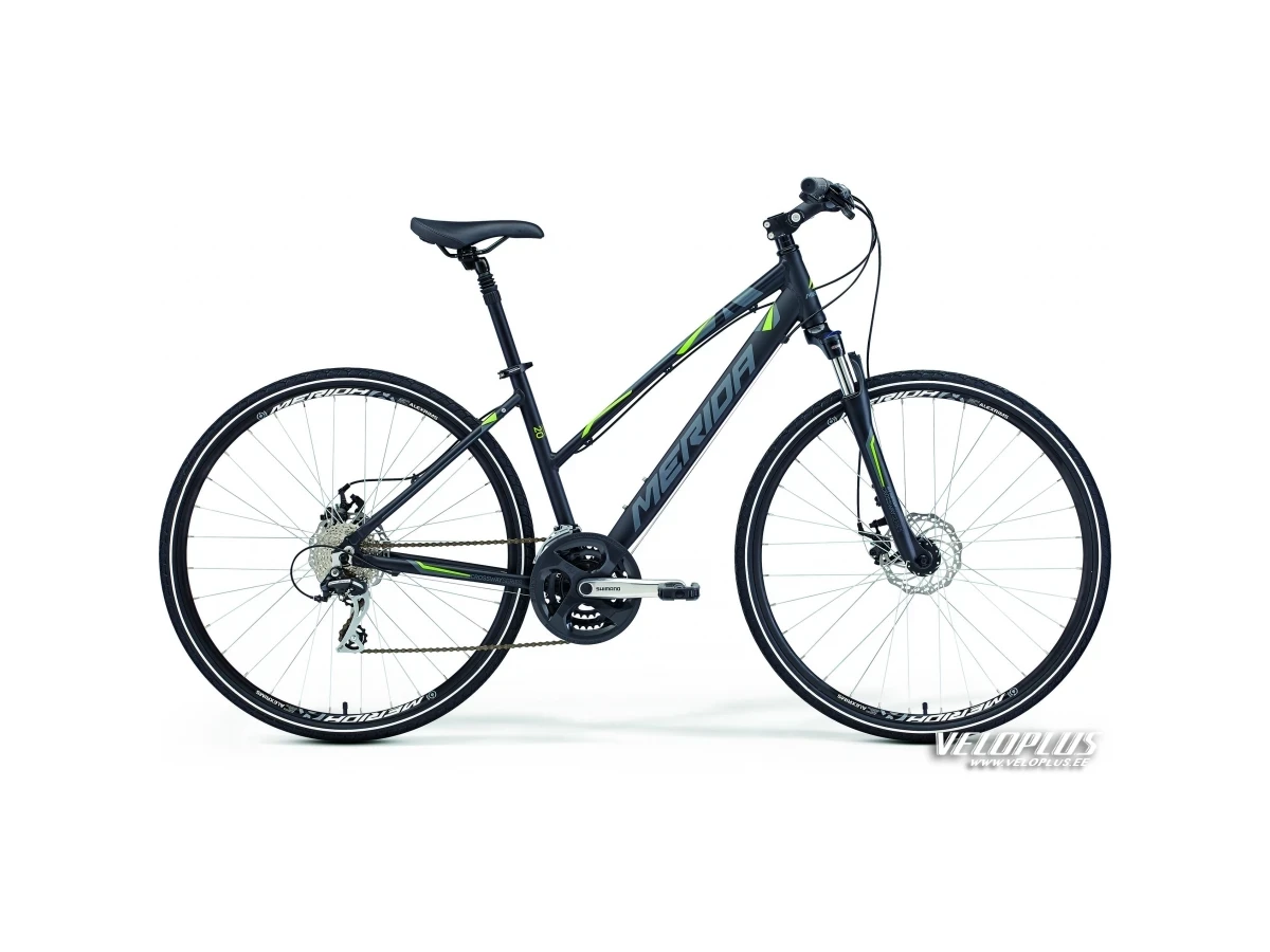 Bike Merida Crossway 20-MD 46cm Lady matt black-g Veloplus