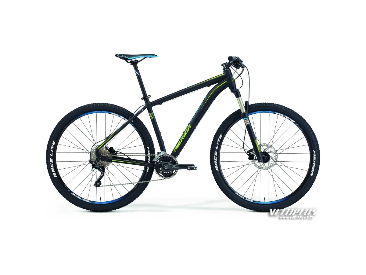 Bike Merida Big.Nine 600 19" matt black-process blue-lime