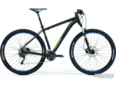 Bike Merida Big.Nine 600 19" matt black-process blue-lime