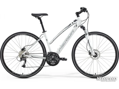 Bike Merida Crossway 40-D 46cm Lady white-anthracite-silver