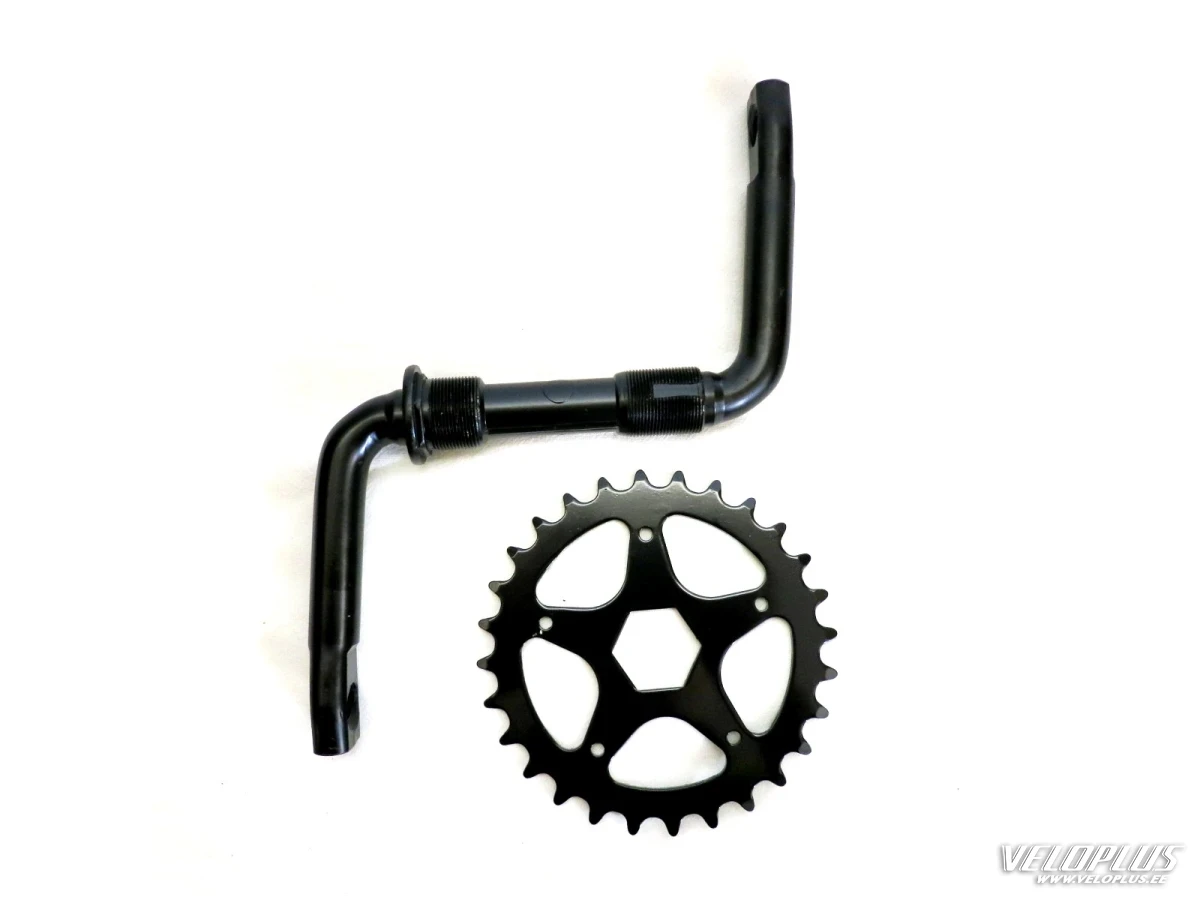 Crankset 28T 95mm for kids bikes