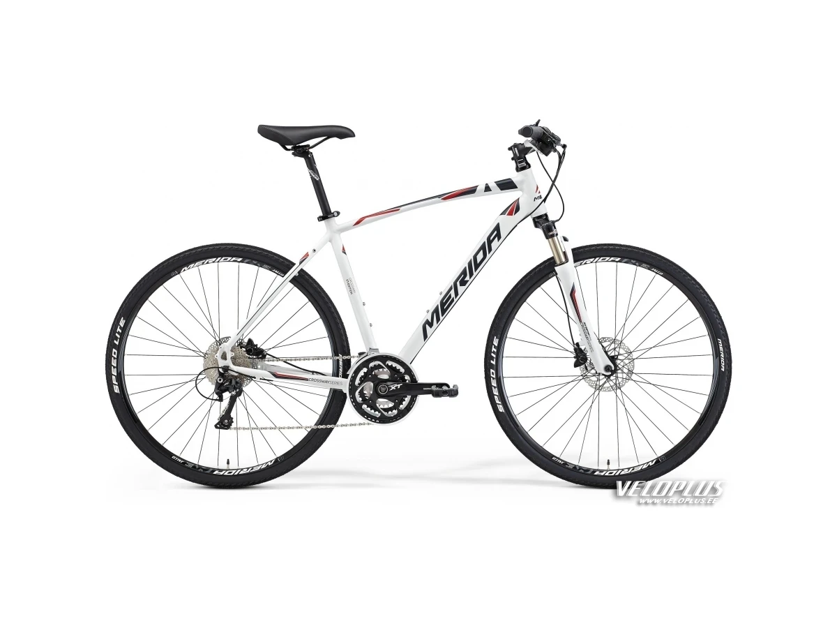 Bike Merida Crossway XT Edition 46cm silk white-black-red