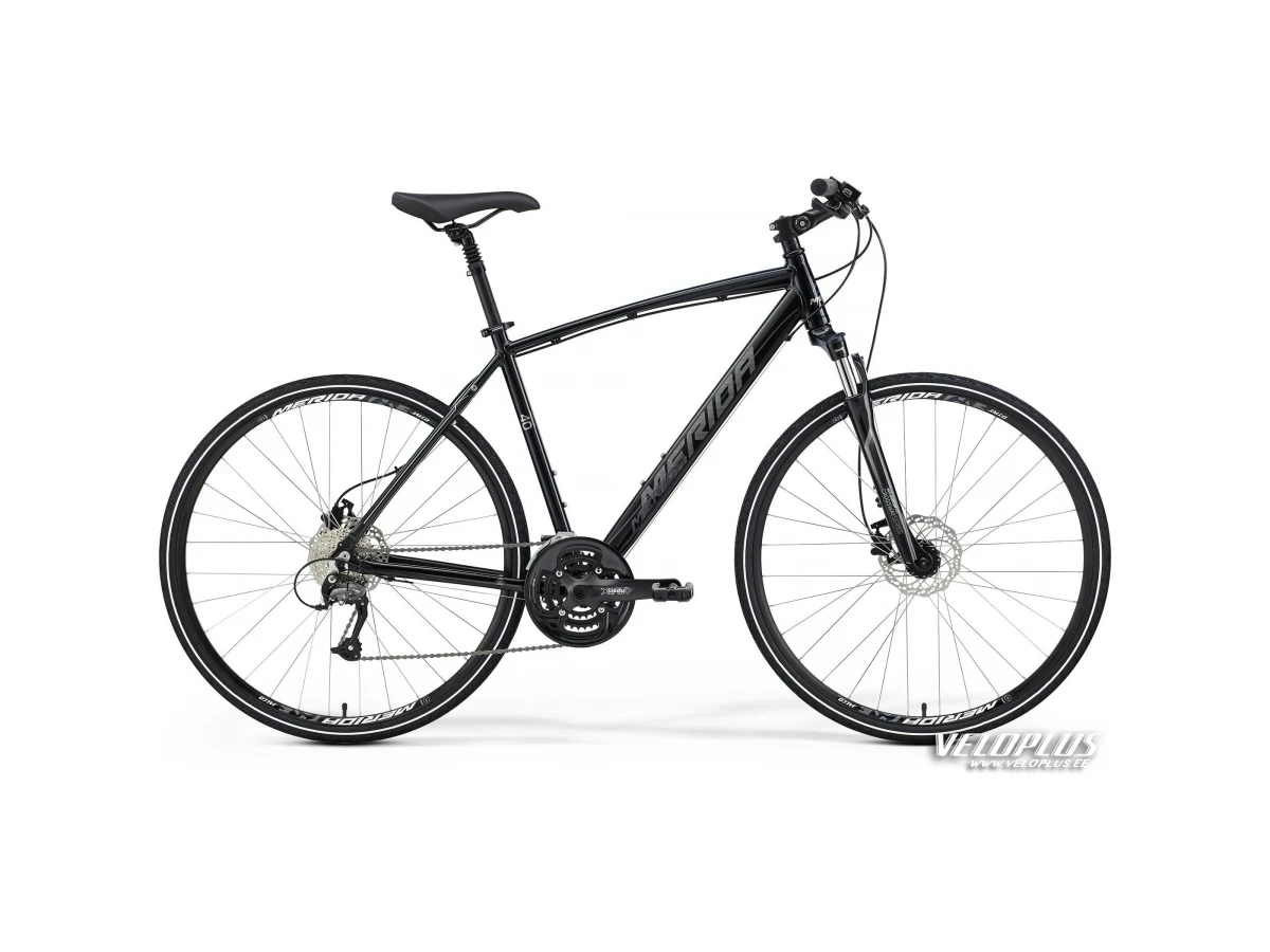 Ratas Merida Crossway 40-D 52cm must-antratsiit-silver
