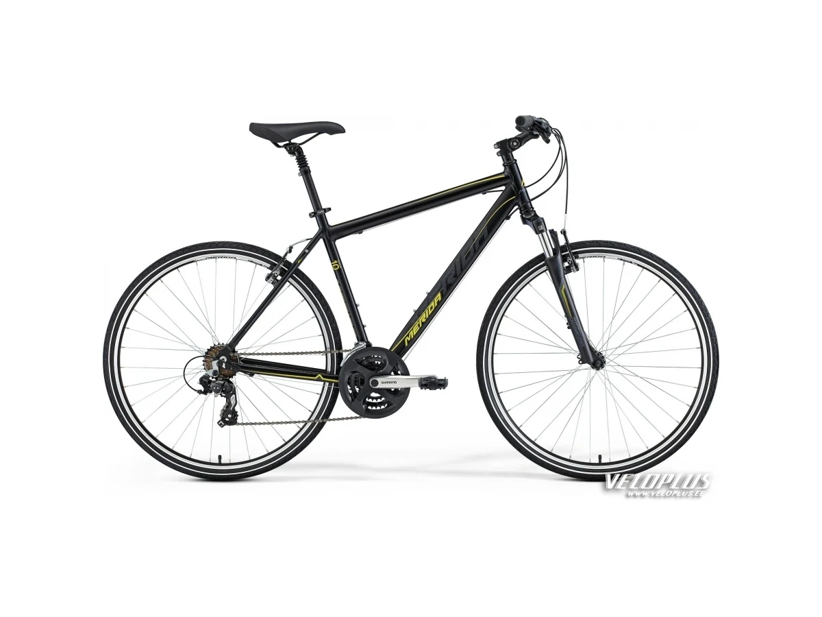 Bike Merida Crossway 10-V 55cm black-yellow-grey