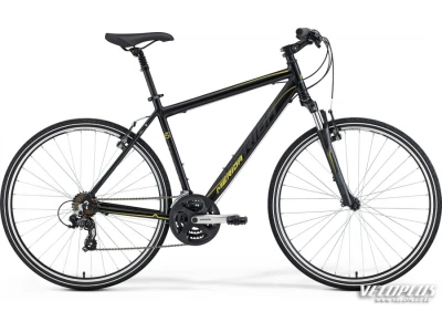 Bike Merida Crossway 10-V 61cm black-yellow-grey