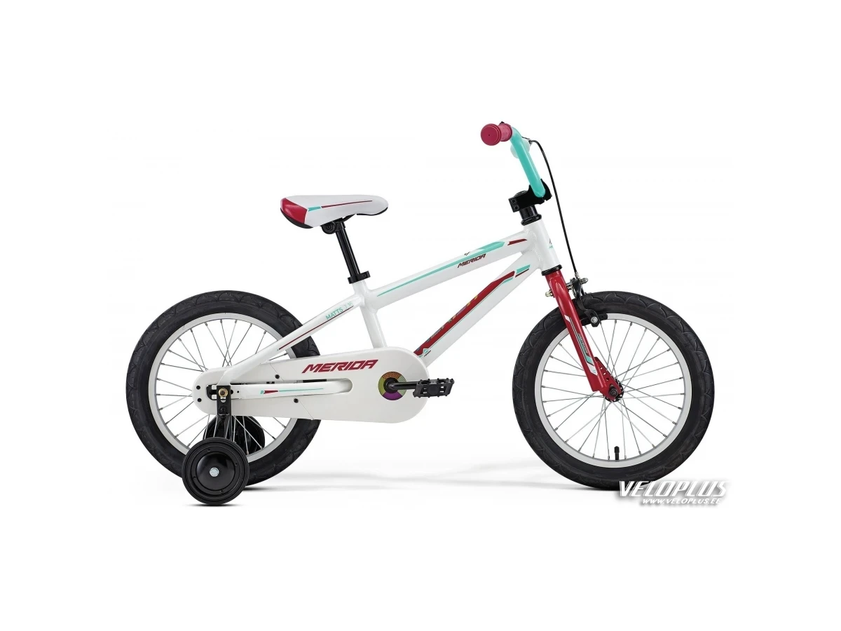 Bike Merida Matts J16 white-magenta-green