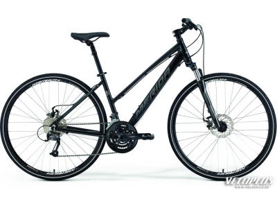 Ratas Merida Crossway 40-MD 50cm Lady must-antratsiit-hõbe