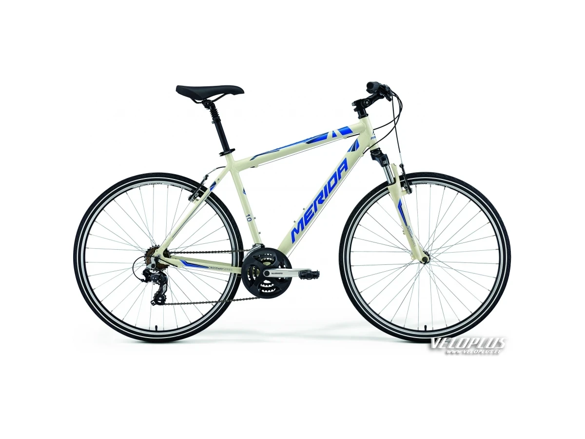 Ratas Merida Crossway 10-V 55cm creme valge-sinine-sinine