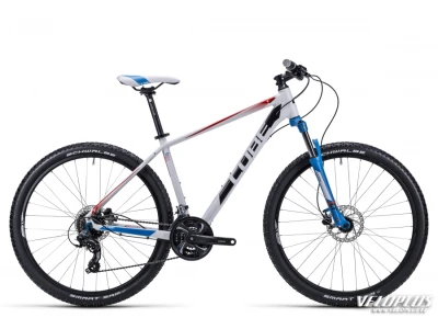 Bike Cube Aim Disc 27,5 white-red-blue 16"
