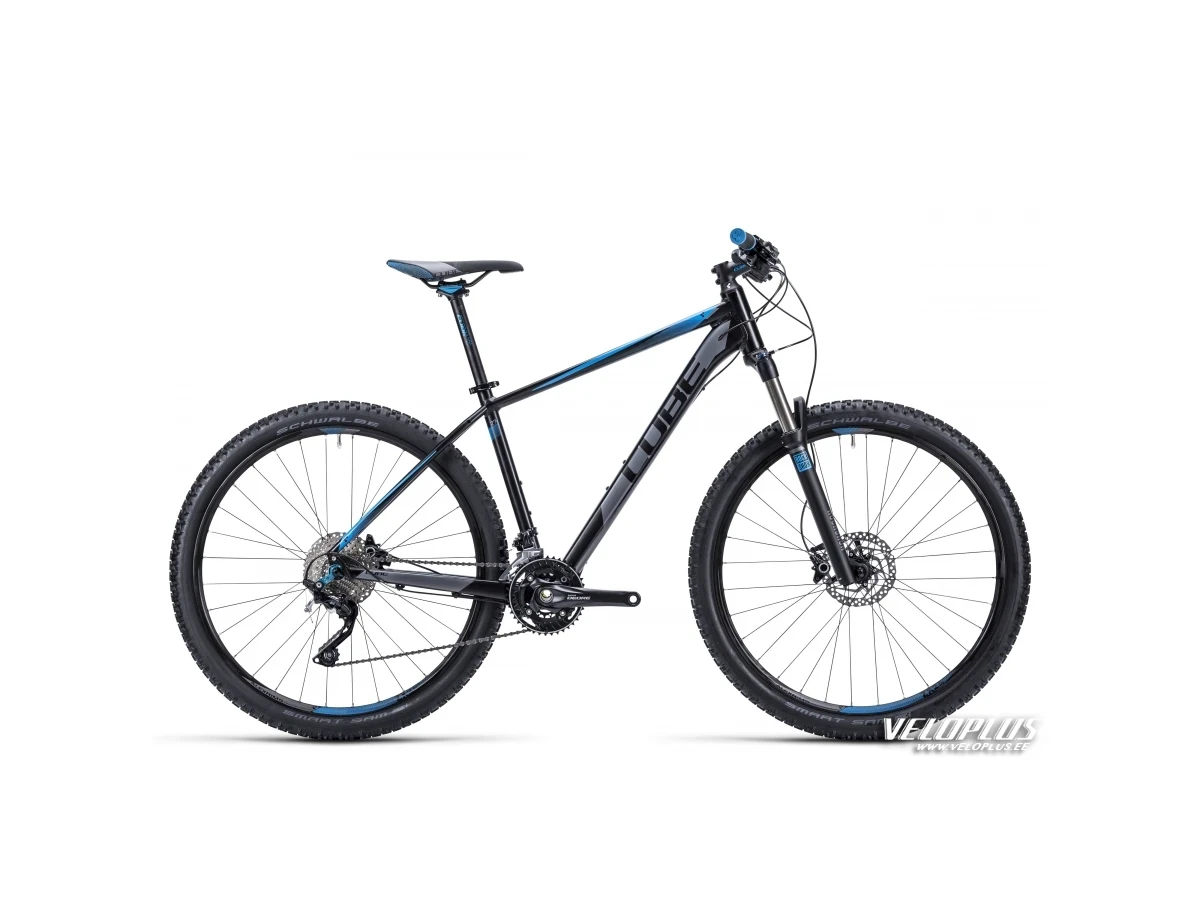Bike Cube Attention SL 27,5 black-grey-blue 18"