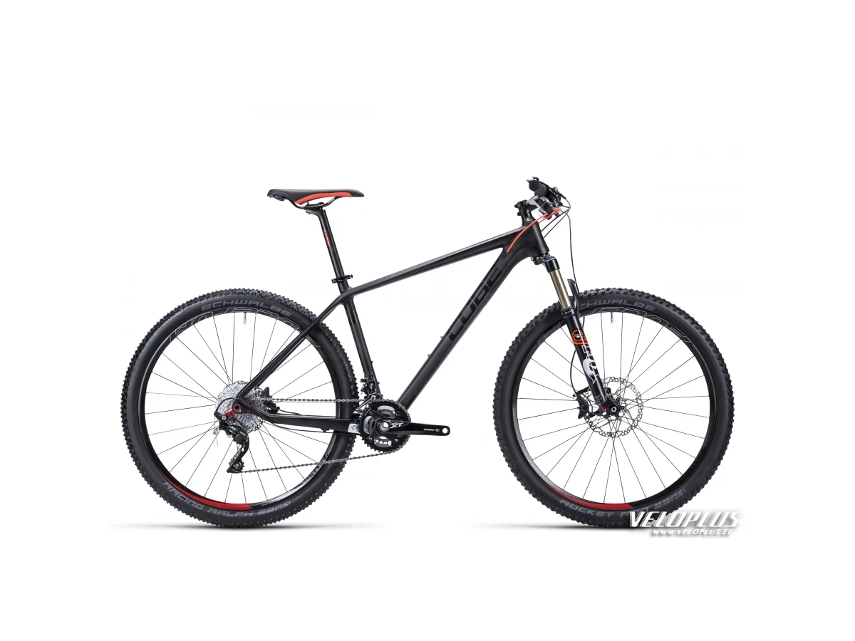 Ratas Cube Reaction GTC SL 27,5 carbon-punane 20"